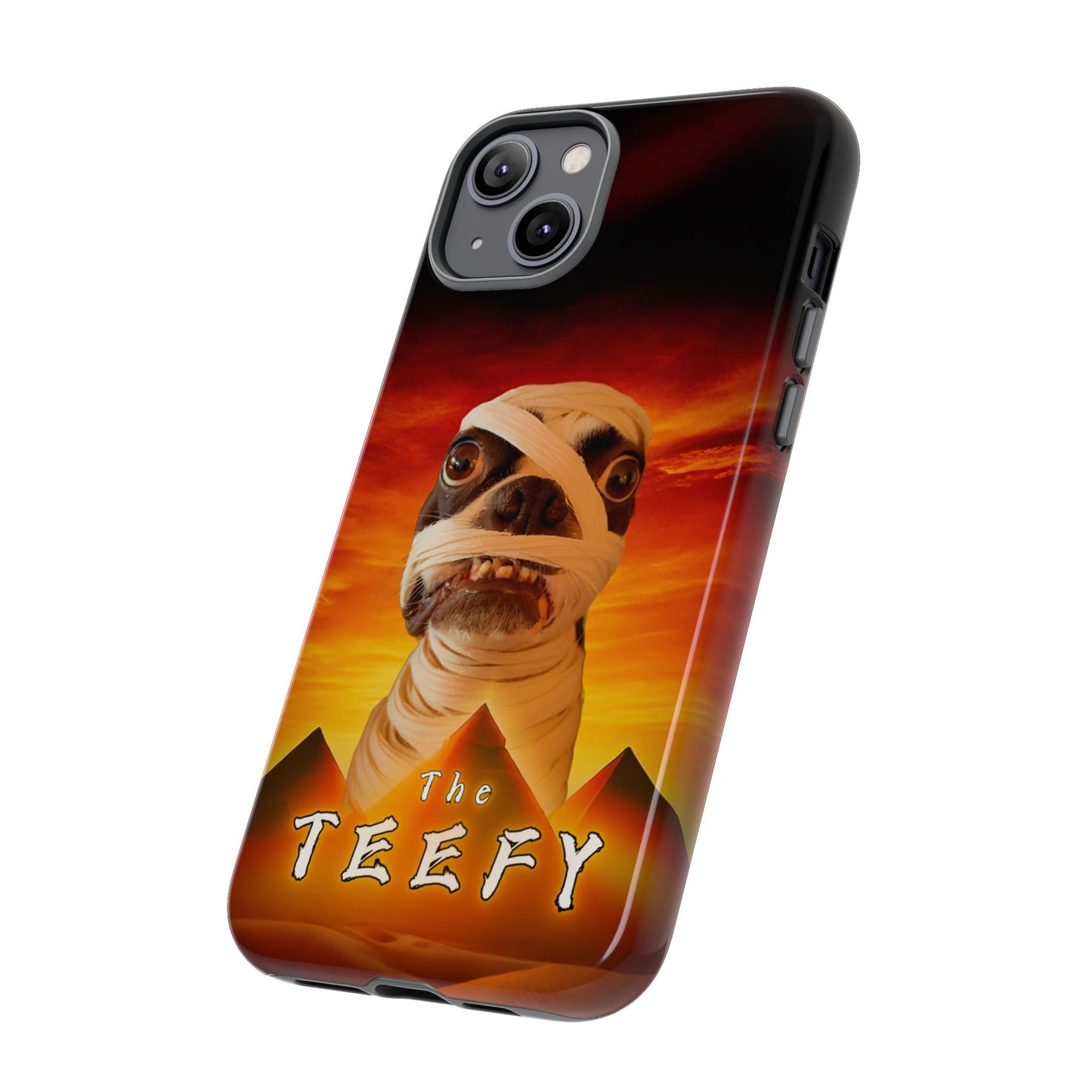 The Teefy Phone Case: Perfect for Teef and Classic Horror Enthusiasts