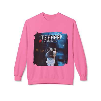 Teefer of the Opera Crewneck Sweatshirt: Theatrical Comfort
