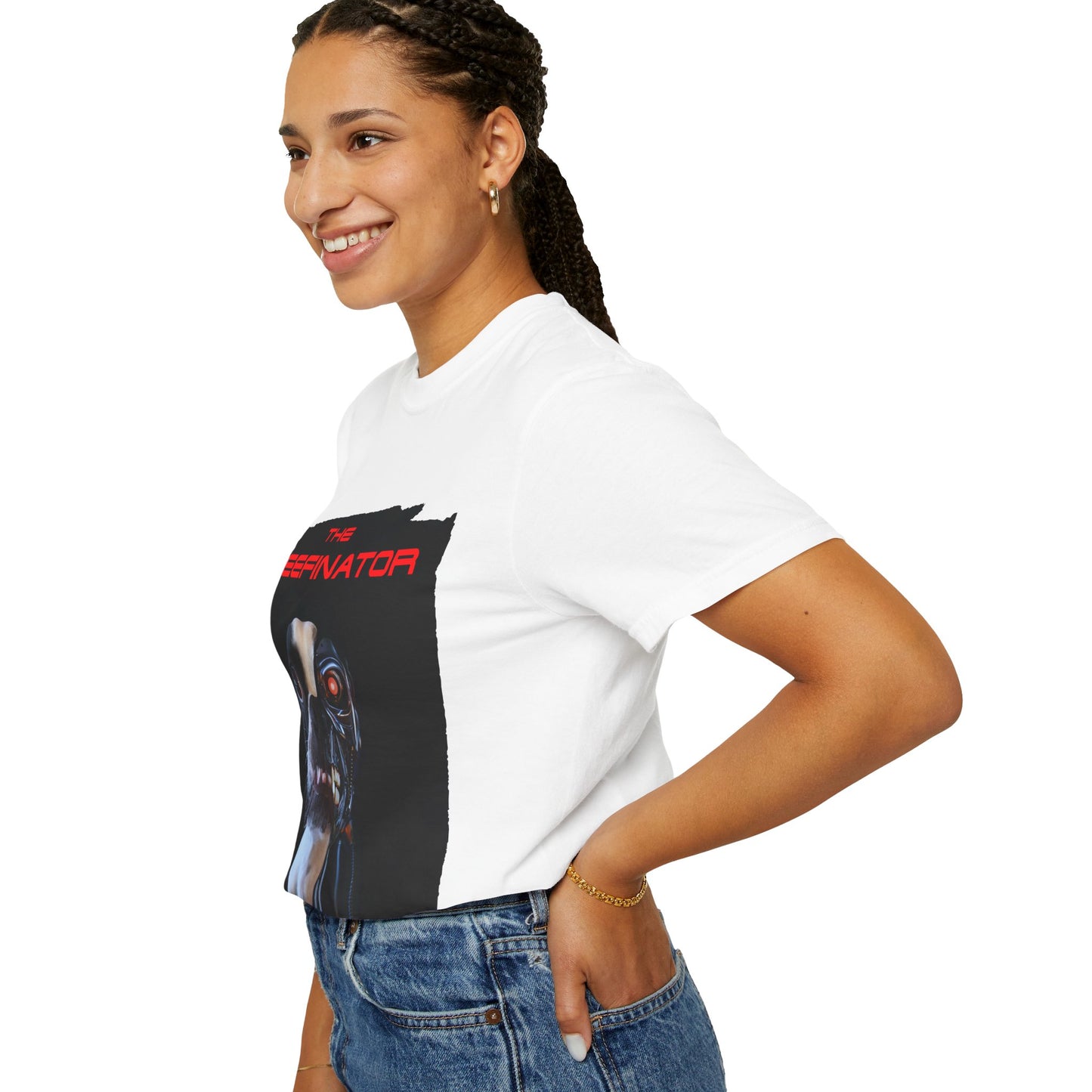 The Teefinator Unisex T-Shirt: Armor of Tomorrow