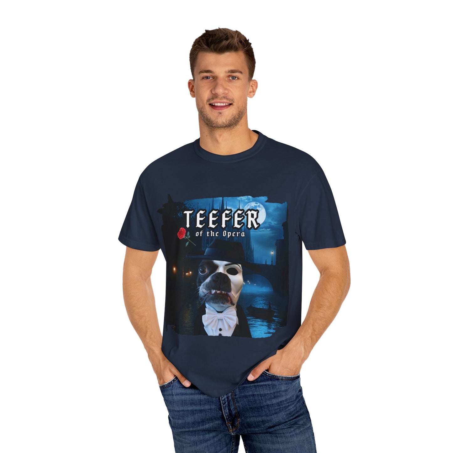 Teefer of the Opera Unisex T-Shirt: Curtain Call Comfort