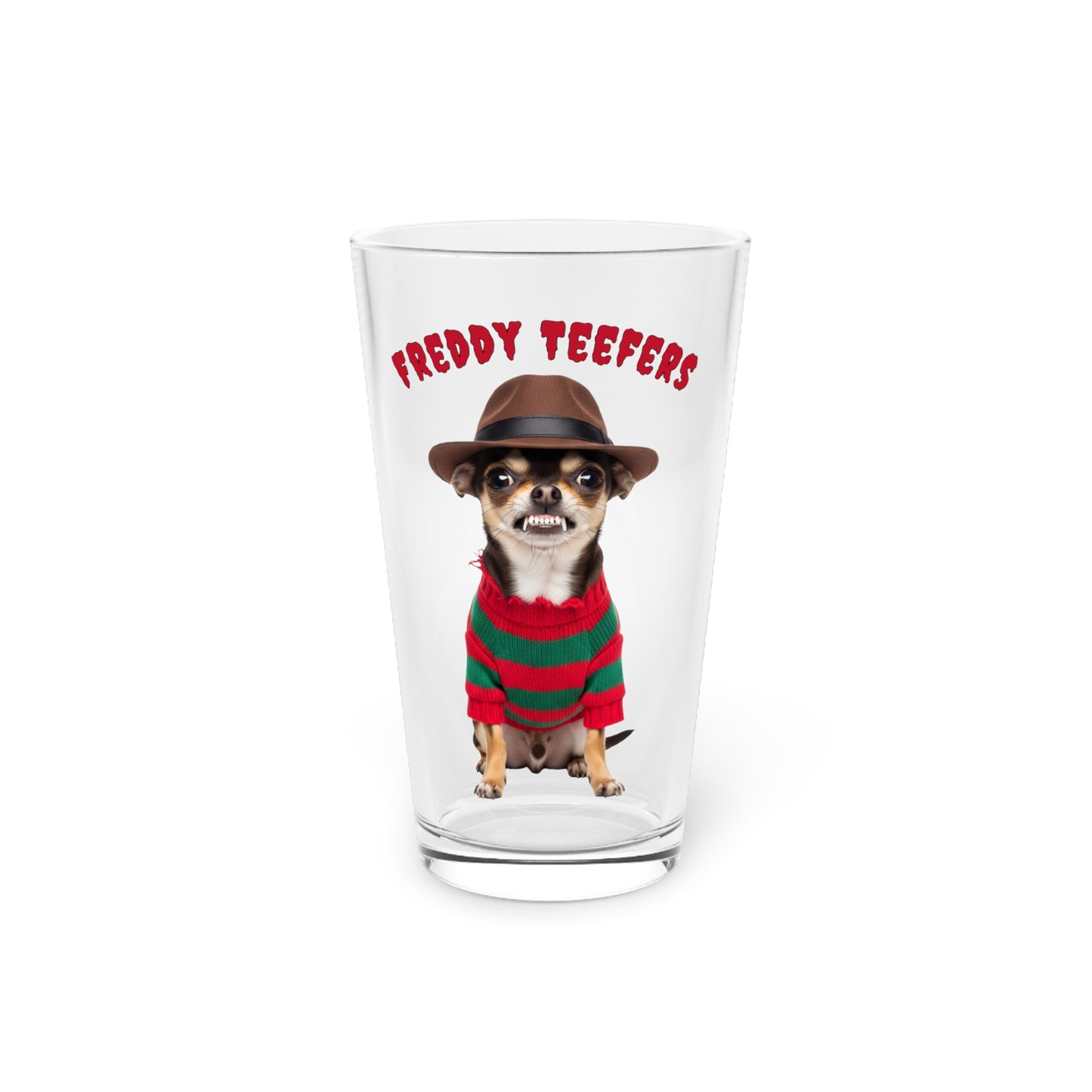 Chihuahua Halloween Pint Glass – Freddy Teefers