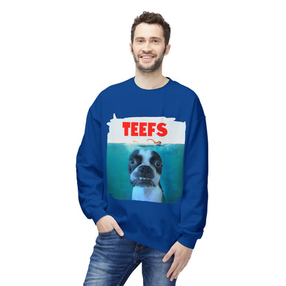 Teefs Crewneck Sweatshirt: Ocean Predator Comfort
