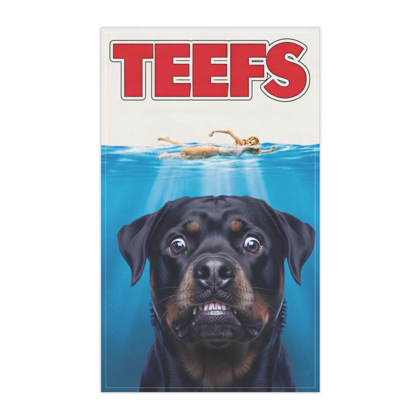 Rottweiler TEEFS Tea Towel