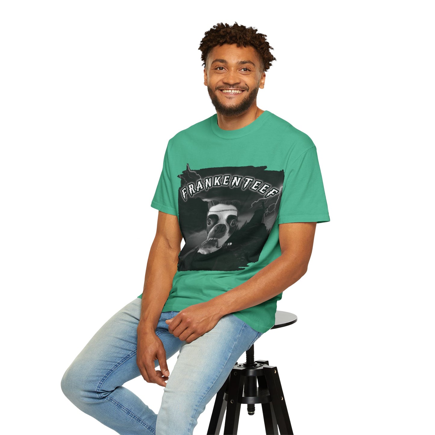 Frankenteef Unisex T-Shirt: Classic Monster Charm
