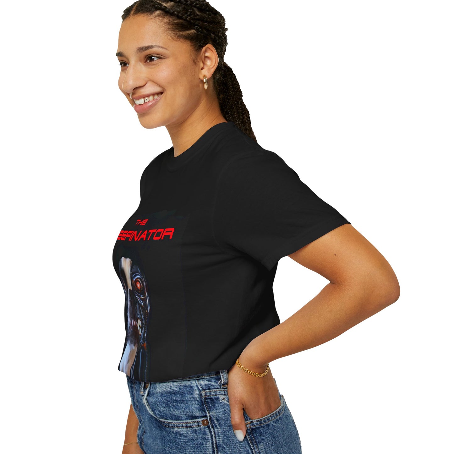 The Teefinator Unisex T-Shirt: Armor of Tomorrow