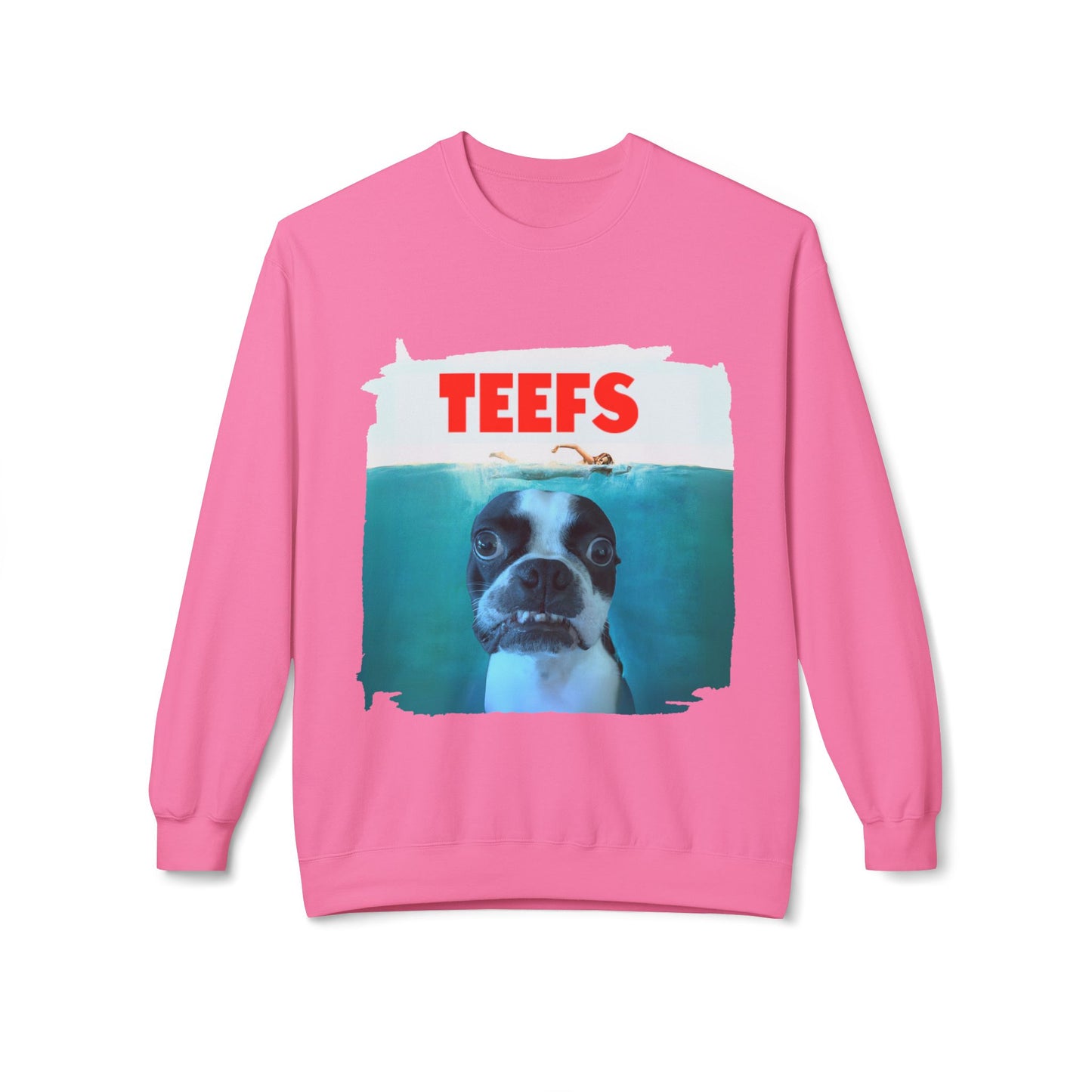 Teefs Crewneck Sweatshirt: Ocean Predator Comfort