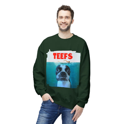 Teefs Crewneck Sweatshirt: Ocean Predator Comfort