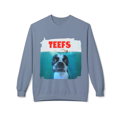 Teefs Crewneck Sweatshirt: Ocean Predator Comfort