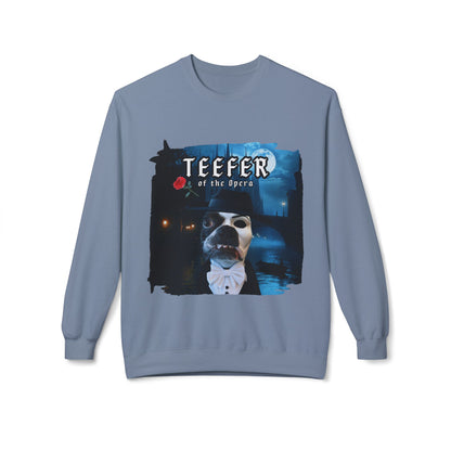 Teefer of the Opera Crewneck Sweatshirt: Theatrical Comfort