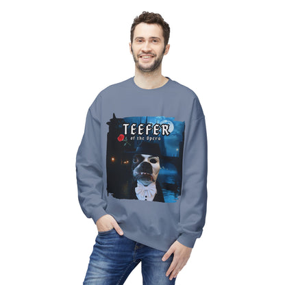 Teefer of the Opera Crewneck Sweatshirt: Theatrical Comfort