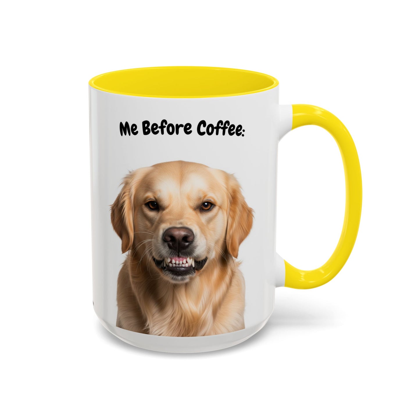 Golden Retriever Before & After Coffee Mug