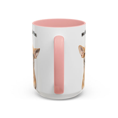 Funny Chihuahua Coffee Mug – Me Before Coffee / Me After Coffee – Cute Chihuahua Teeth Design – Teefers Original