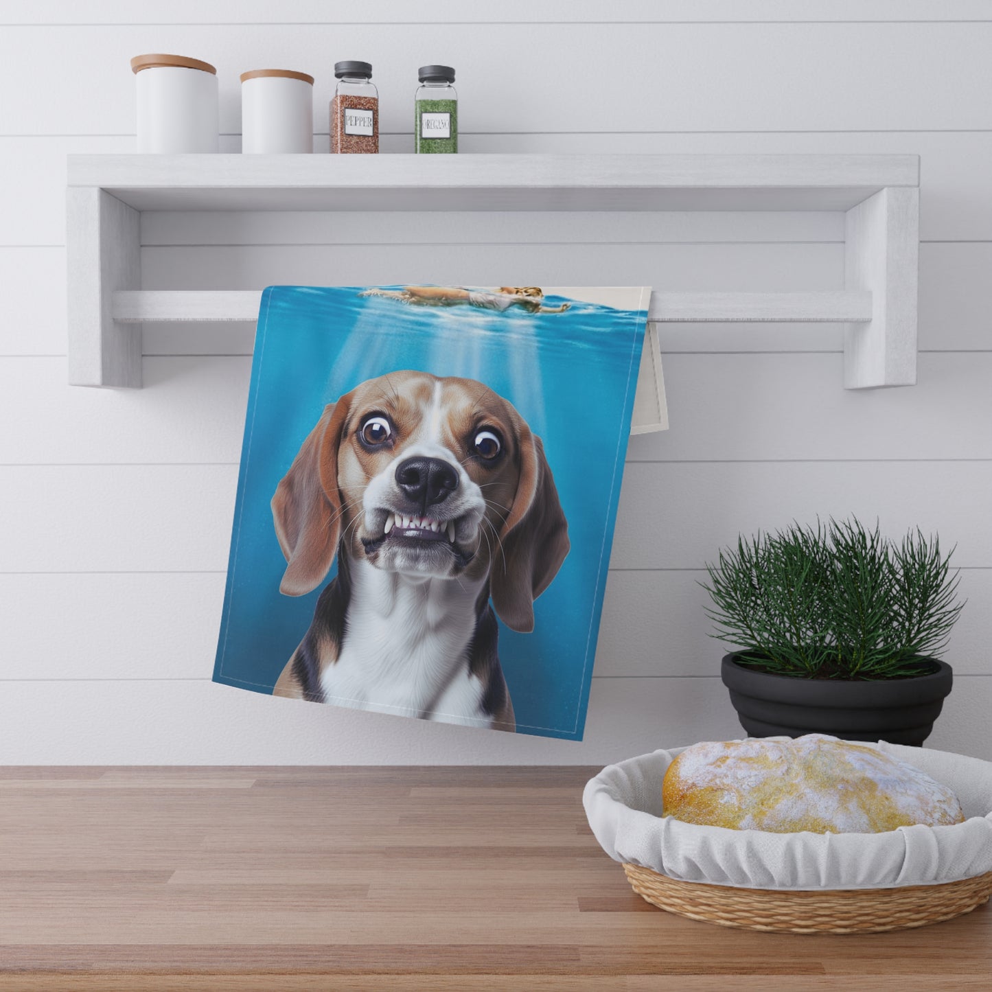 Beagle TEEFS Tea Towel