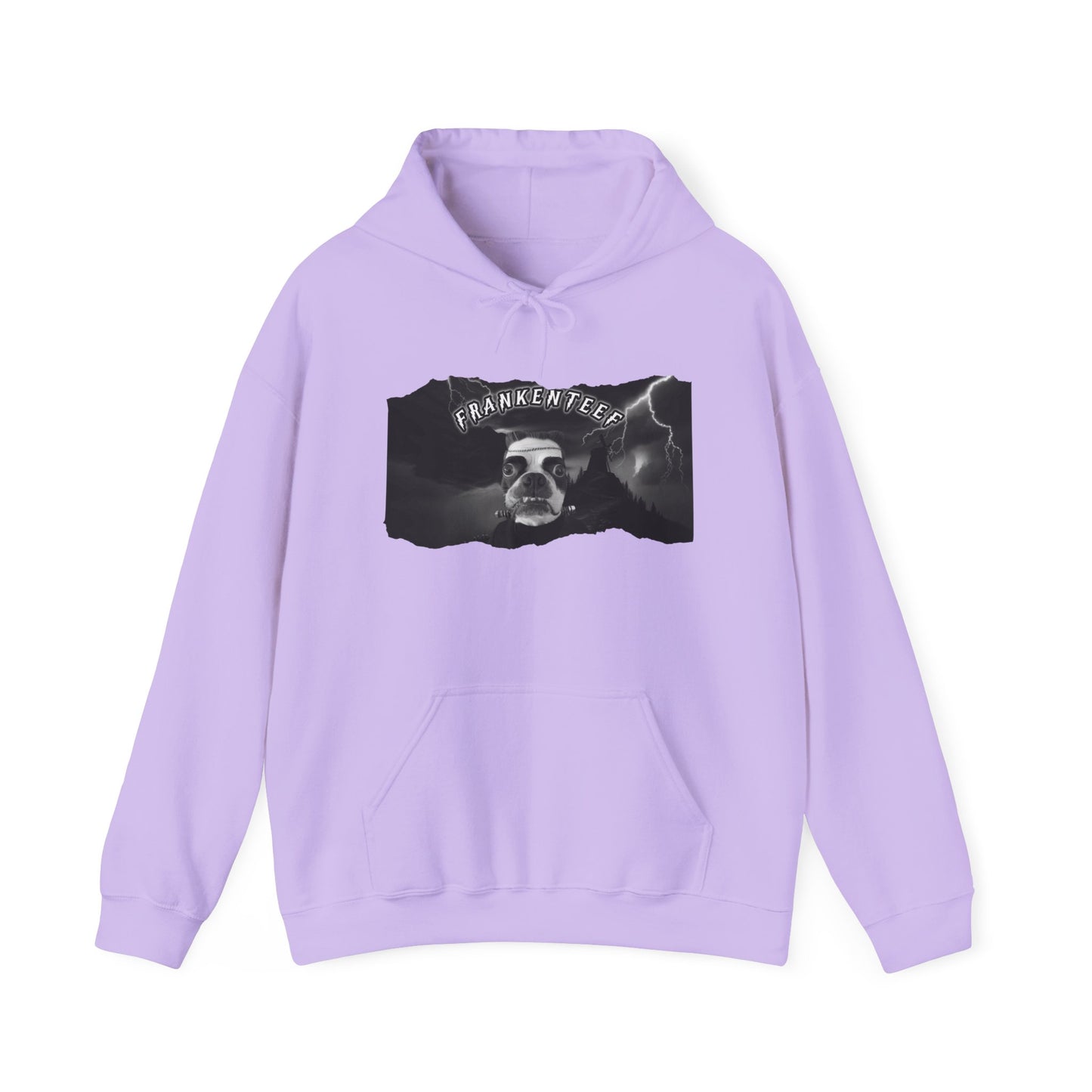 Frankenteef Unisex Pullover Hoodie: Stitched-Up Style