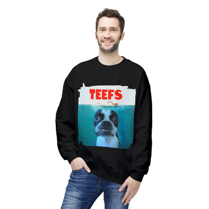 Teefs Crewneck Sweatshirt: Ocean Predator Comfort