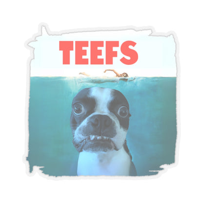 Teefs Sticker: Shark Infested Fun