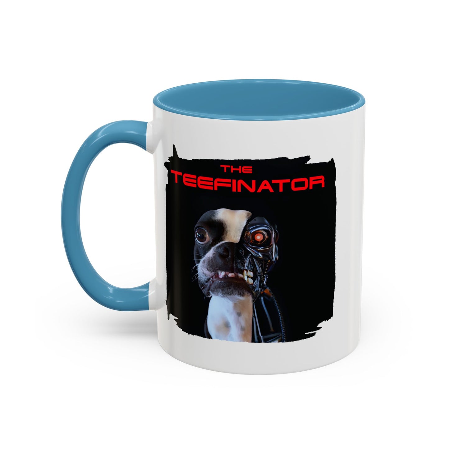 The Teefinator Accent Mug: Sip with Strength