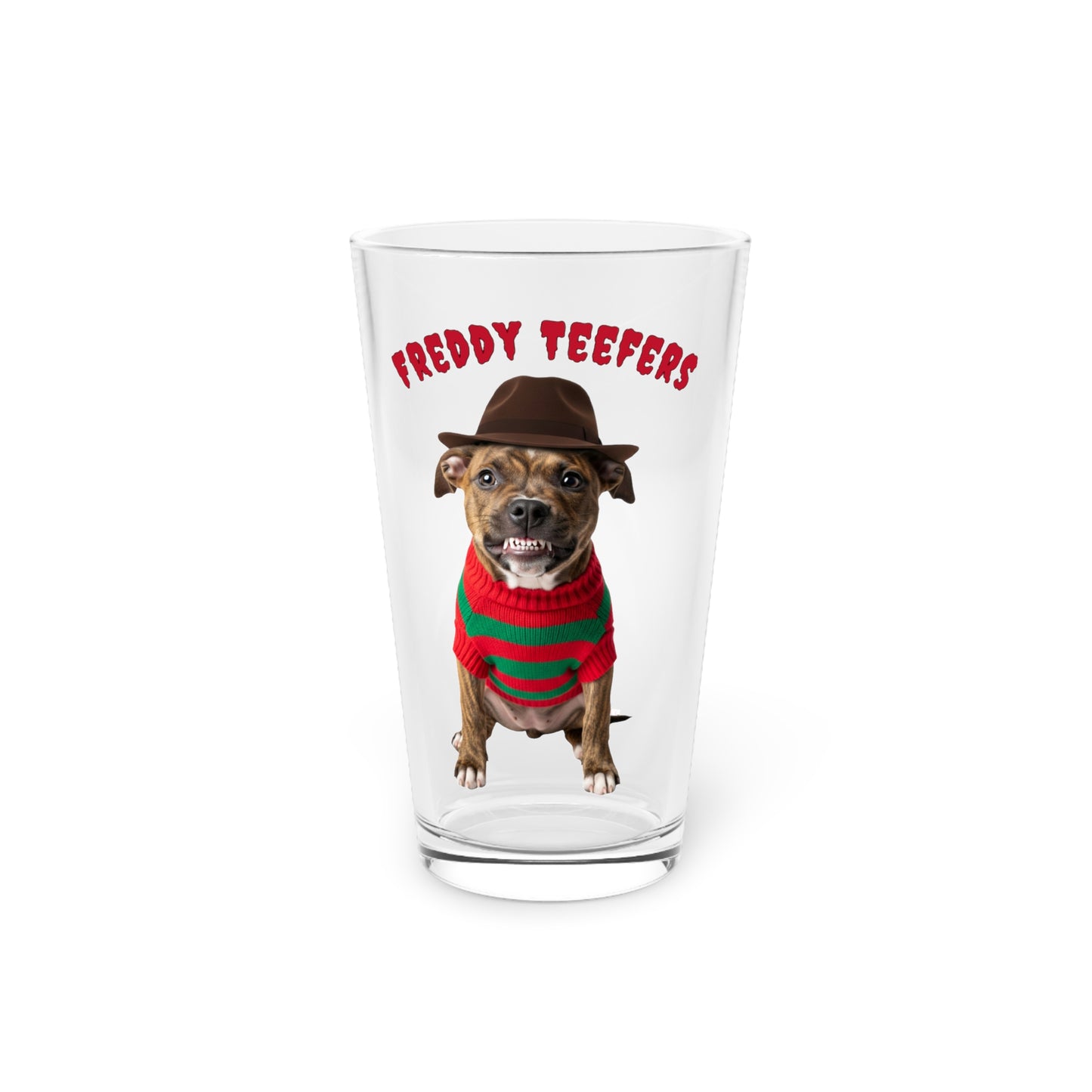 Pit Bull Halloween Pint Glass – Freddy Teefers