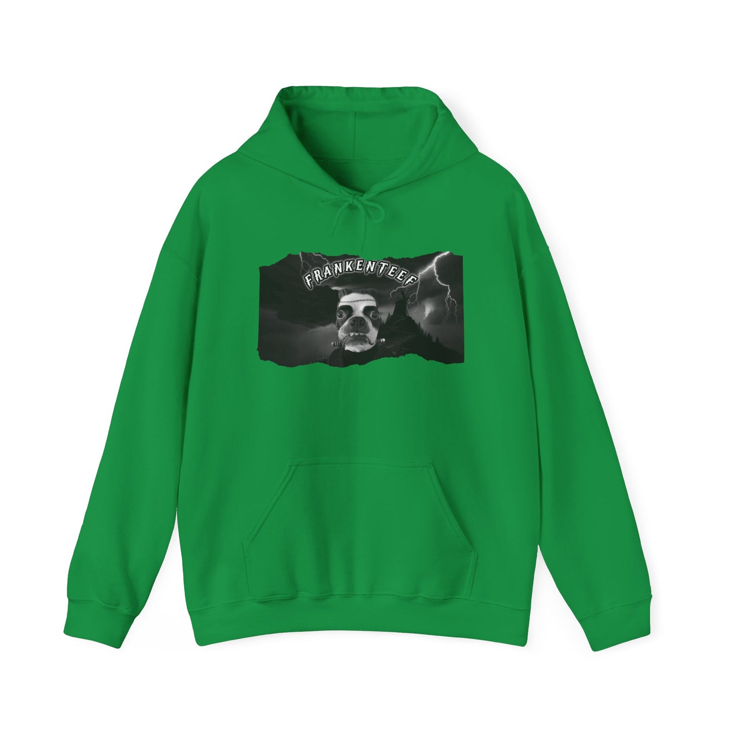 Frankenteef Unisex Pullover Hoodie: Stitched-Up Style