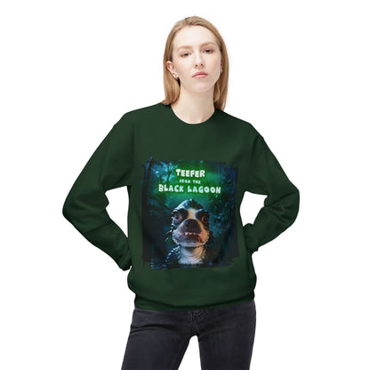 Teefer from the Black Lagoon Crewneck Sweatshirt: Lagoon Depths Comfort