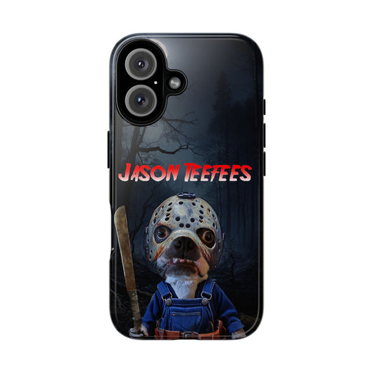 Masked Mischief: Jason Teefees Phone Case