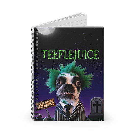 Teeflejuice: Handbook for the Creatively Deceased Notebook