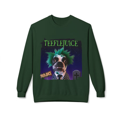 Teeflejuice Crewneck Sweatshirt: Spooky Spectacle Comfort