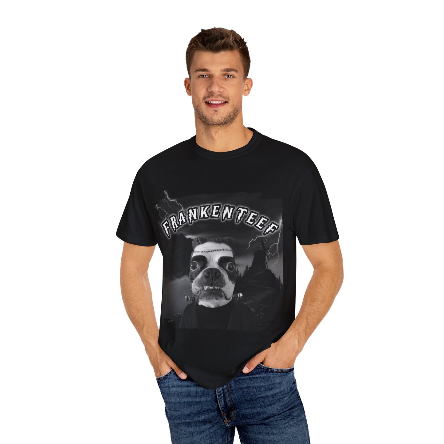 Frankenteef Unisex T-Shirt: Classic Monster Charm