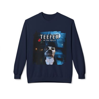 Teefer of the Opera Crewneck Sweatshirt: Theatrical Comfort