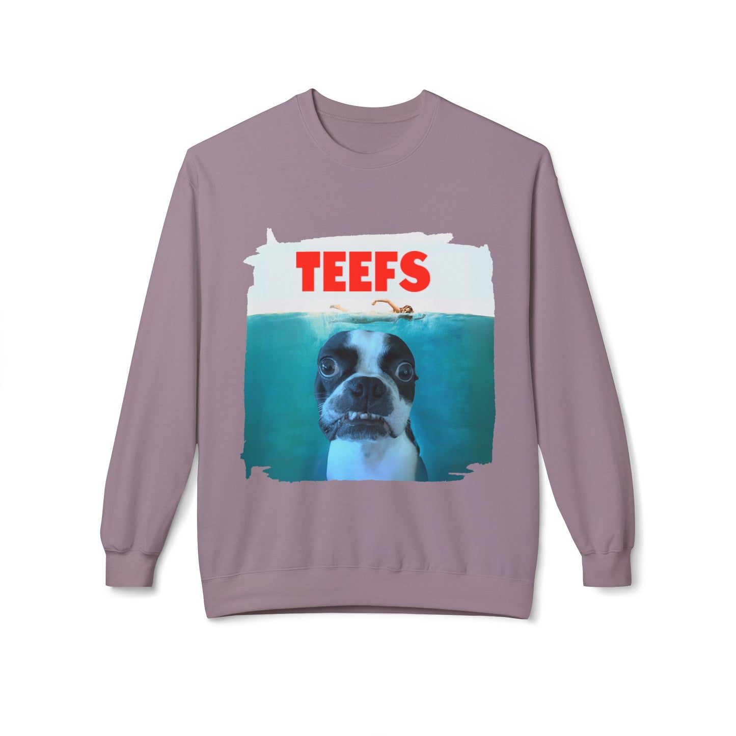 Teefs Crewneck Sweatshirt: Ocean Predator Comfort