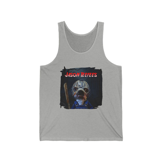 Jason Teefees Unisex Tank Top: Campsite Chiller