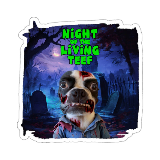 Night of the Living Teef Sticker: Zombie Flair