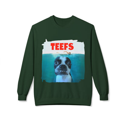 Teefs Crewneck Sweatshirt: Ocean Predator Comfort