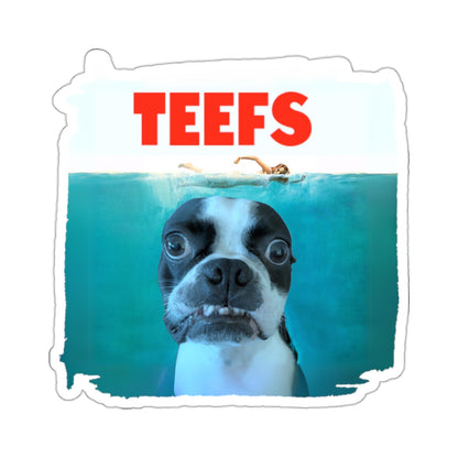 Teefs Sticker: Shark Infested Fun