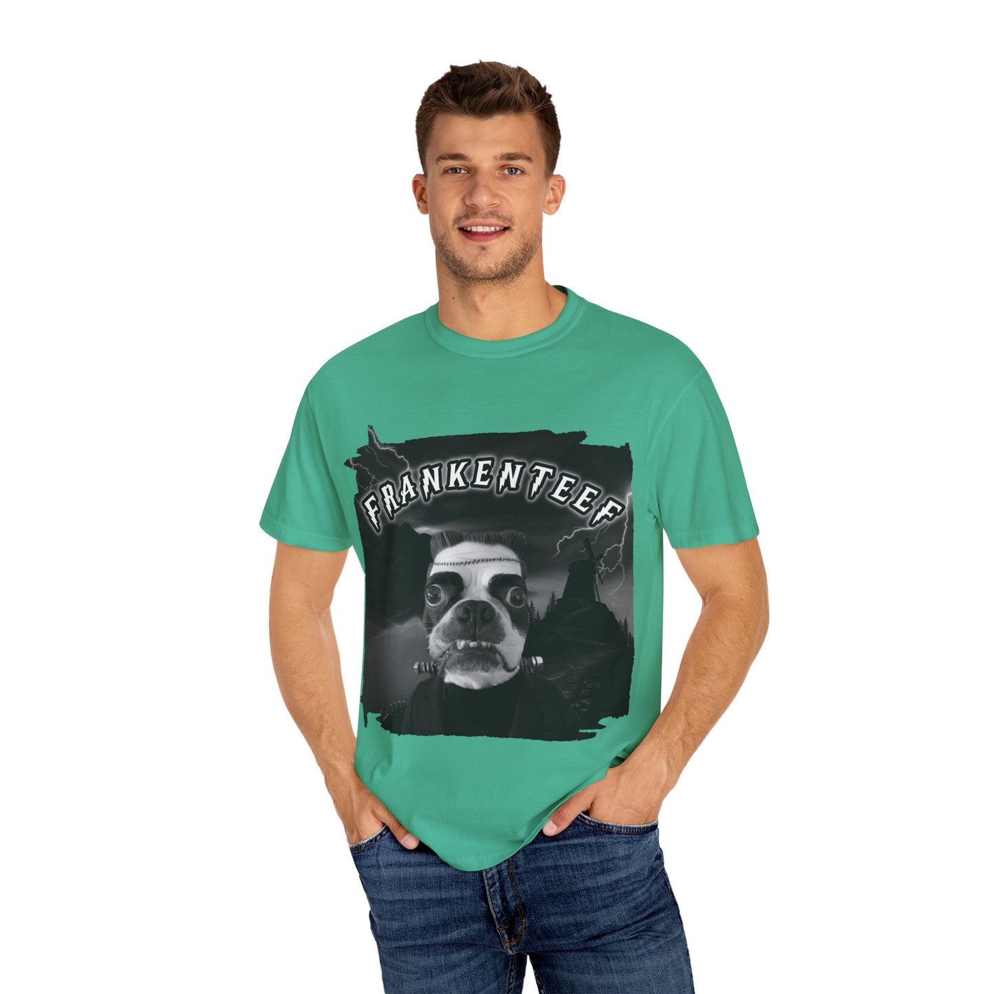 Frankenteef Unisex T-Shirt: Classic Monster Charm