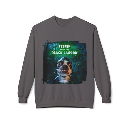 Teefer from the Black Lagoon Crewneck Sweatshirt: Lagoon Depths Comfort