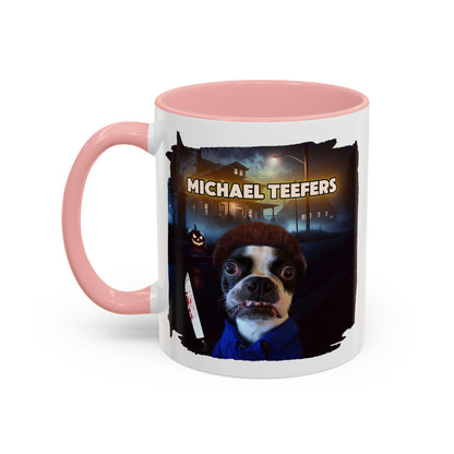 Michael Teefers Accent Mug – Brew with a Slasher Twist