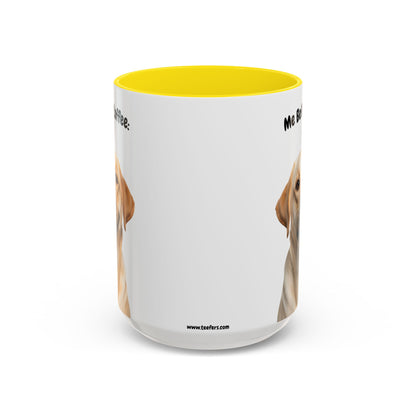 Funny Labrador Retriever Coffee Mug – Me Before Coffee / Me After Coffee – Cute Lab Teeth Design – Teefers Original