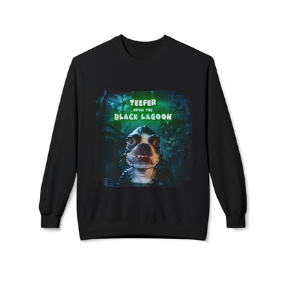 Teefer from the Black Lagoon Crewneck Sweatshirt: Lagoon Depths Comfort