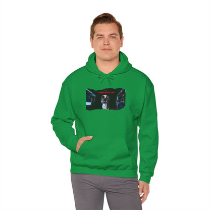 The Teefinator Unisex Pullover Hoodie: Cybernetic Comfort