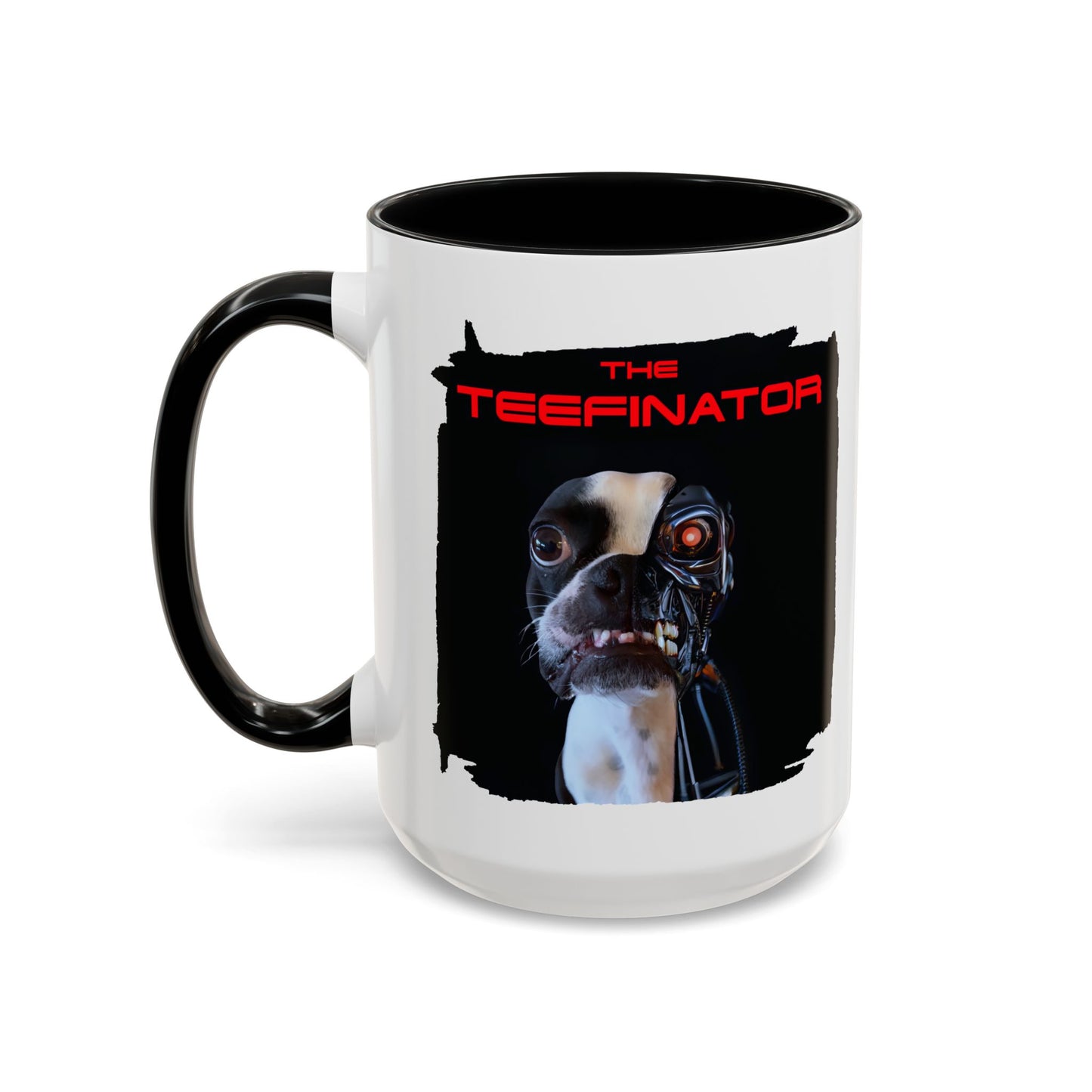 The Teefinator Accent Mug: Sip with Strength