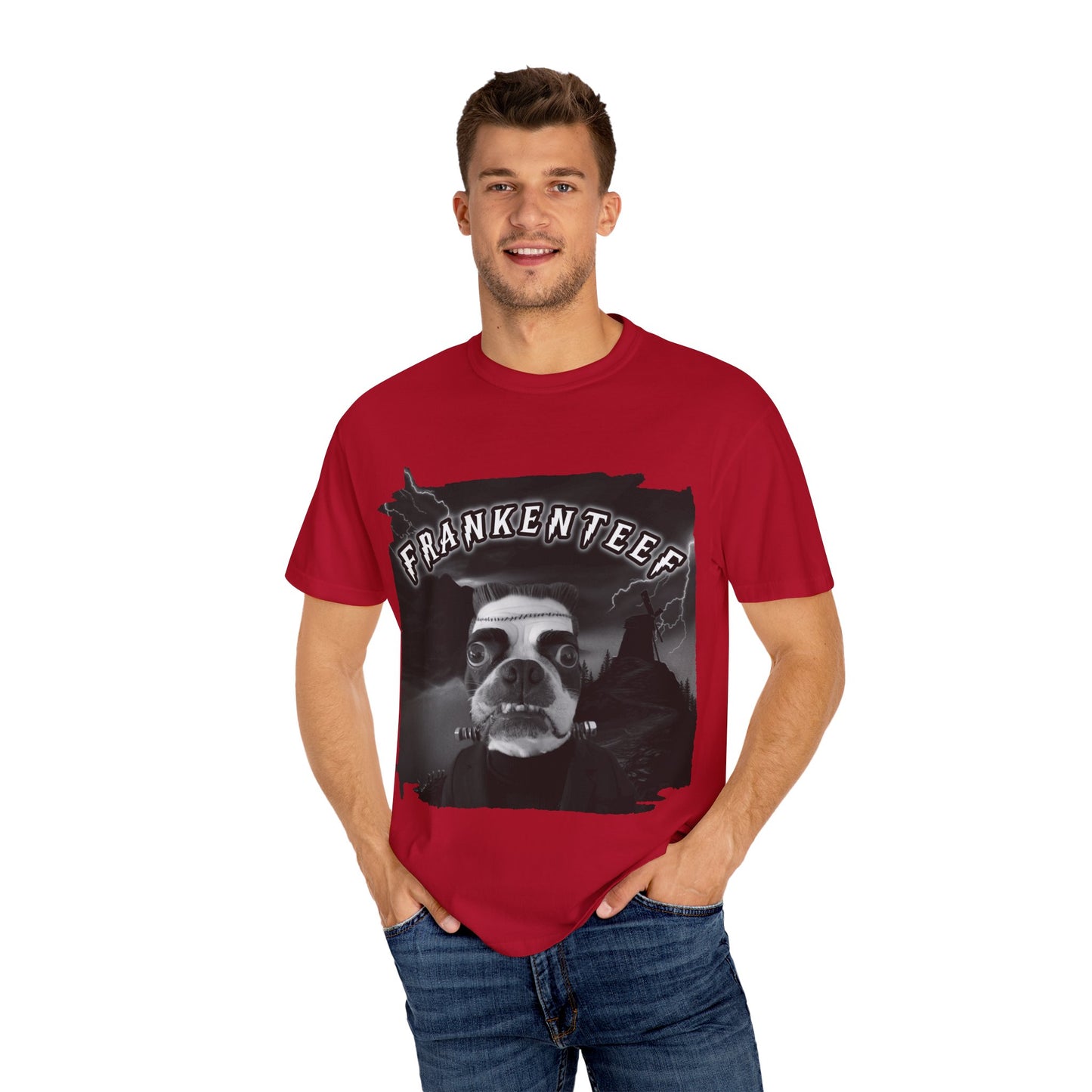 Frankenteef Unisex T-Shirt: Classic Monster Charm