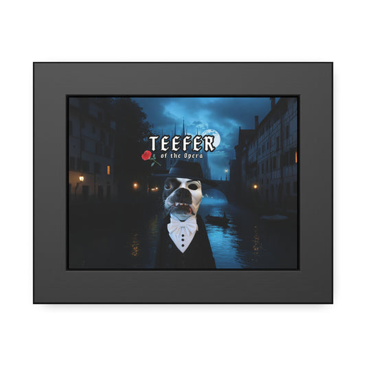 Teefer of the Opera Framed Poster: Stage Shadows