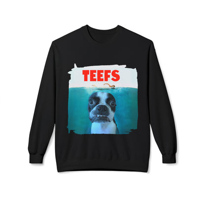 Teefs Crewneck Sweatshirt: Ocean Predator Comfort
