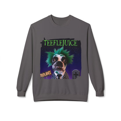 Teeflejuice Crewneck Sweatshirt: Spooky Spectacle Comfort