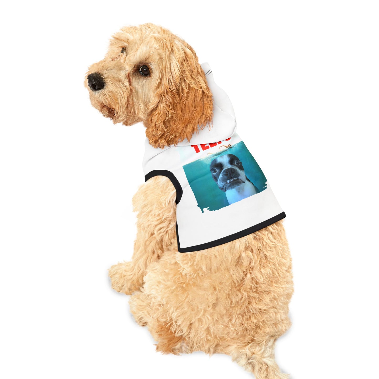 Teefs Pet Hoodie: Snuggly Sea Monster Style