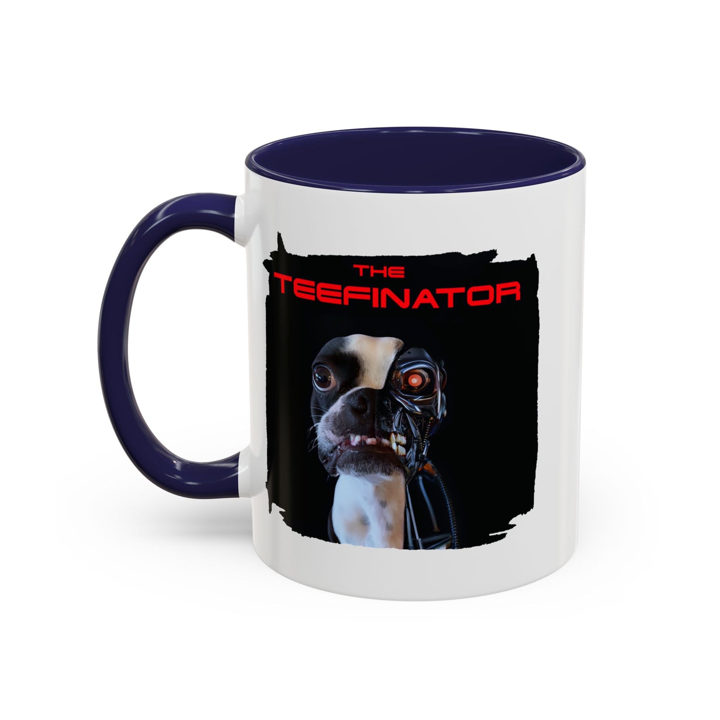 The Teefinator Accent Mug: Sip with Strength