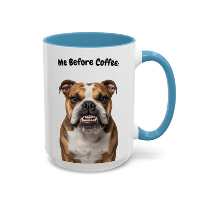 Bulldog Before & After Coffee Mug