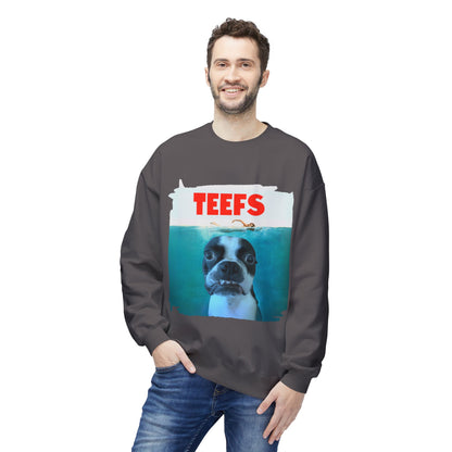 Teefs Crewneck Sweatshirt: Ocean Predator Comfort