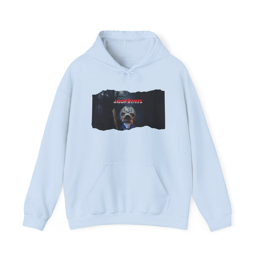 Jason Teefees Unisex Pullover Hoodie: Camp Crystal Comfort